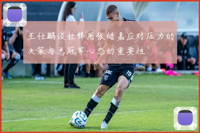 王仕鹏谈杜锋用张皓嘉应对压力的决策与总冠军心态的重要性